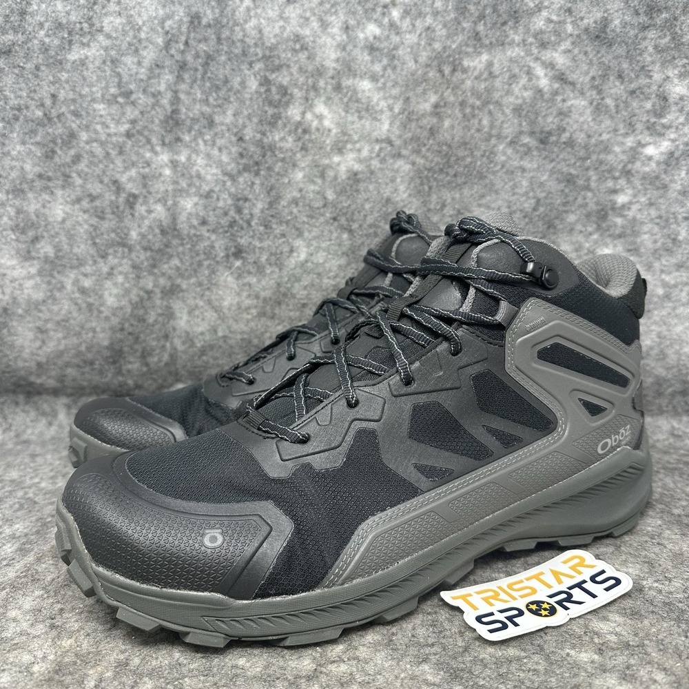 Oboz Katabatic Mid B-Dry Boots Mens Size 13 Gray Waterproof Hiking 46001